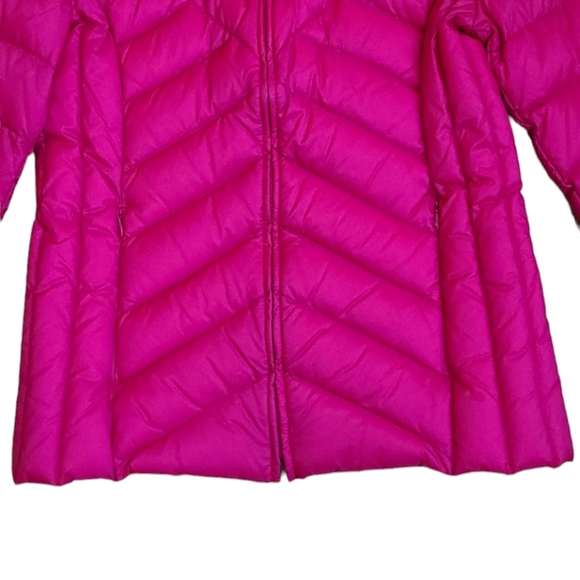 NWT Talbots Women's High Neck Hot Pink Lightweight Quilted Puffer Jacket, Size S - Picture 4 of 14